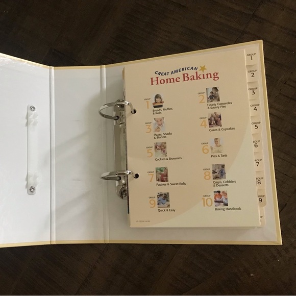 Great American Home Baking Cookbook Ring Bound Notebook Desserts Breads Pastries - Picture 9 of 10
